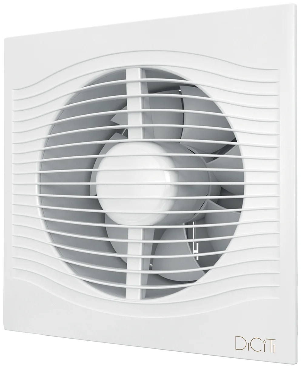 Вентилятор вытяжной DICITI Slim 5C обратный клапан фото3