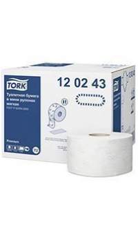 Tork туалетная бумага в мини рулонах мягкая 120243, в коробке 12 рулонов