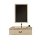Комплект мебели ARMADI ART Lucido 80 Capuccino, фурнитура золото