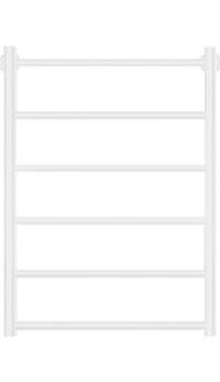 Полотенцесушитель DEROH Treppe 8П, универс. подключ. 60/120 белый мат.