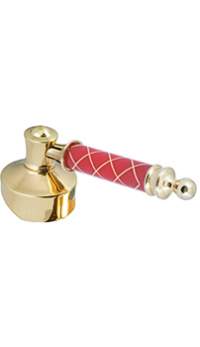 Ручка для смесителя BOHEME Murano золото-рубин декор